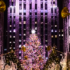 Stylized image of the Christmas Tree at Rockefeller Center, NyC